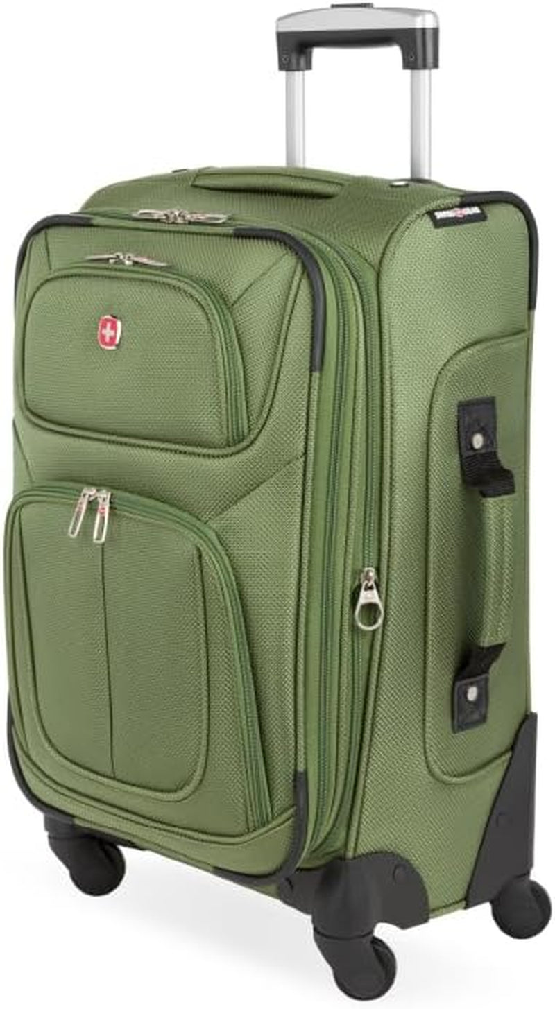 Sion Softside Expandable Luggage, Black, Checked-Large 29-Inch