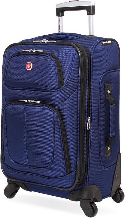 Sion Softside Expandable Luggage, Black, Checked-Large 29-Inch