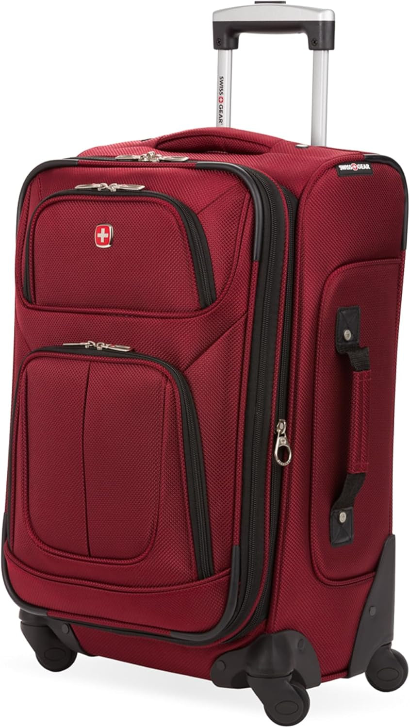 Sion Softside Expandable Luggage, Black, Checked-Large 29-Inch