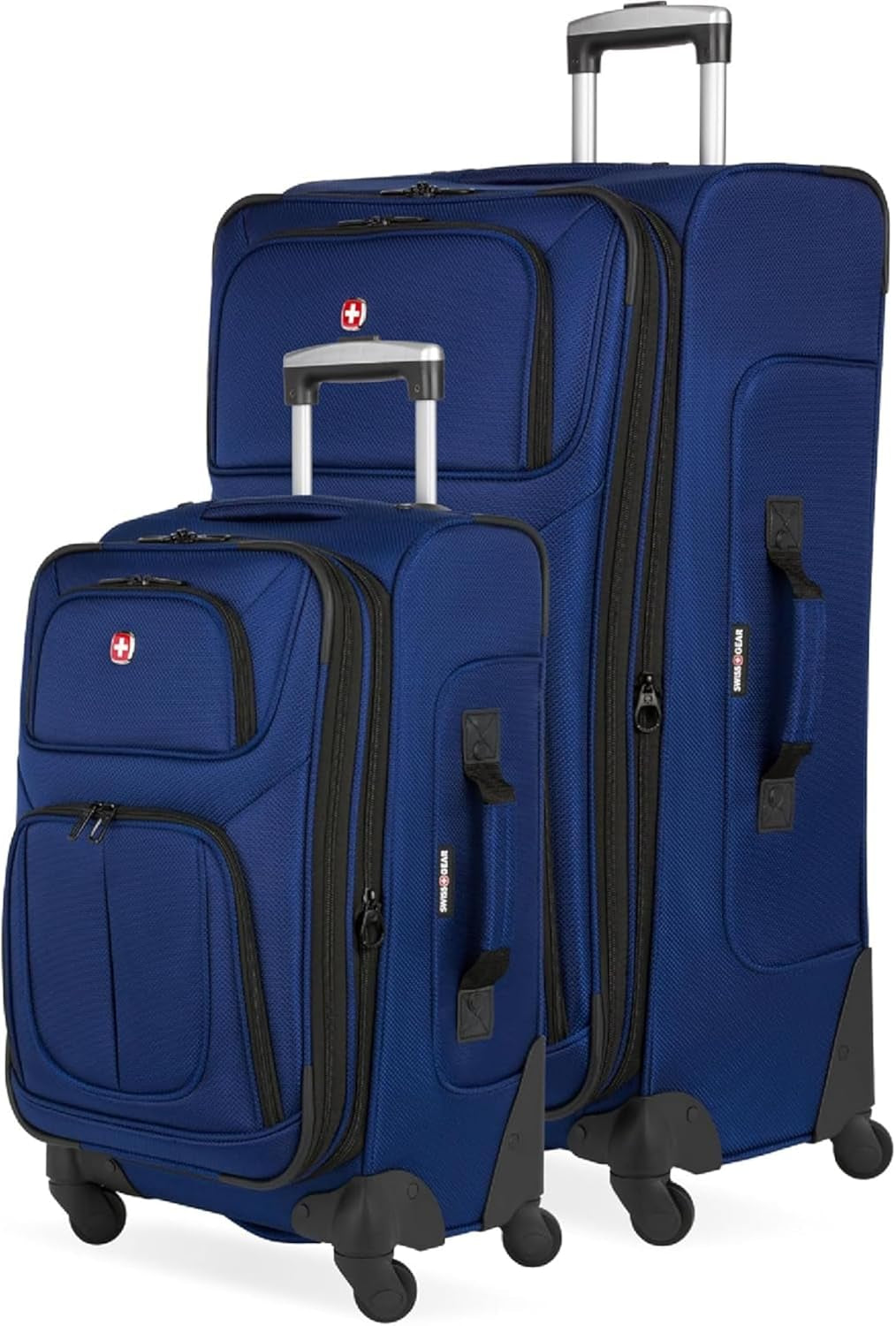 Sion Softside Expandable Luggage, Black, Checked-Large 29-Inch