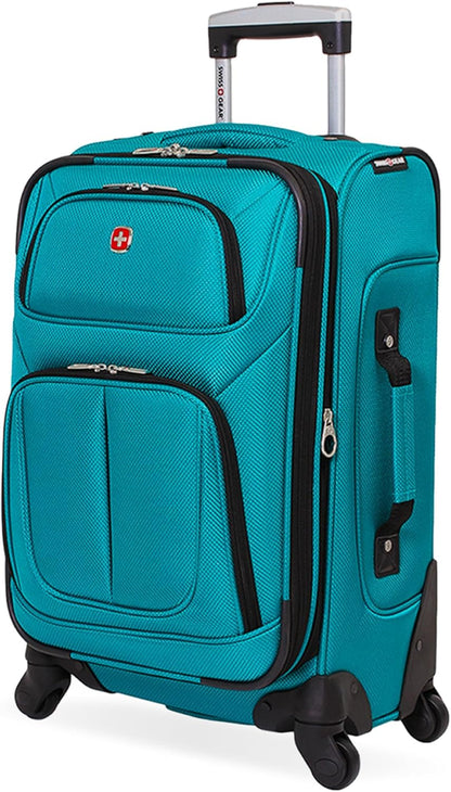 Sion Softside Expandable Luggage, Black, Checked-Large 29-Inch