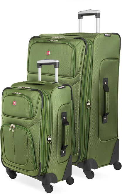 Sion Softside Expandable Luggage, Black, Checked-Large 29-Inch